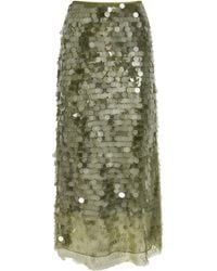 Cinq À Sept - Sequin Calista Midi Skirt - Lyst