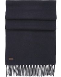 Canali - Wool Fringe Scarf - Lyst