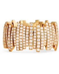 Suzanne Kalan - And Diamond Classic Full Pave Deco Ring - Lyst