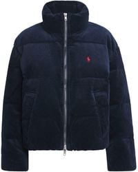 Polo Ralph Lauren - Stretch-Cotton Corduroy Puffer Jacket - Lyst