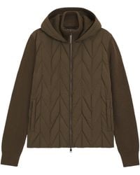 BOSS - Wool Down-Filled Quilted Jacket - Lyst