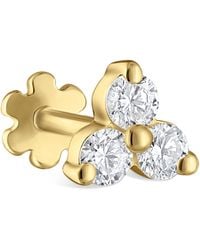Maria Tash - Diamond Trinity Threaded Stud Earring - Lyst