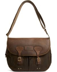 Barbour - Waxed Tarras Messenger Bag - Lyst