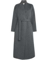 Johnstons of Elgin - Cashmere Wrap Belt Long Coat - Lyst