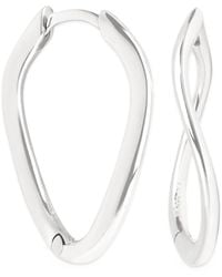 Astrid & Miyu - Infinity Hoop Earrings - Lyst