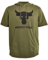 Under Armour - Project Rock Short-sleeve Hoodie - Lyst