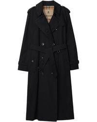 Burberry - Gabardine Long Waterloo Heritage Trench Coat - Lyst