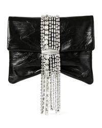 Jimmy Choo - Zandra Leather Embellished Shoulder Bag - Lyst
