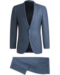 BOSS - Virgin Wool-Silk 2-Piece Suit - Lyst