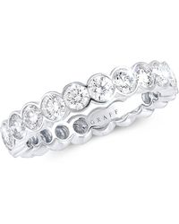 Graff - White Gold And Diamond Classic Wedding Ring - Lyst
