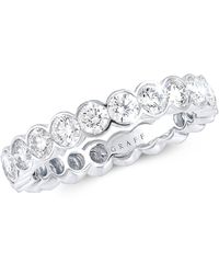 Graff - White Gold And Diamond Classic Wedding Ring - Lyst