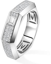 Messika - Moderniste And Diamond Medium Pavé Ring - Lyst