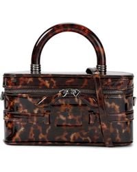 Roger Vivier - Patent Leather Vanity Belle Vivier Top-Handle Bag - Lyst
