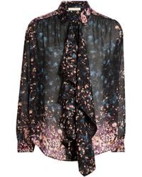 Ulla Johnson - Silk Ruffle Gesture Blouse - Lyst