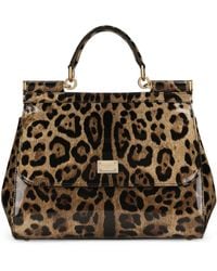 Dolce & Gabbana - Kim Dolce&gabbana Medium Leopard Print Sicily Bag - Lyst