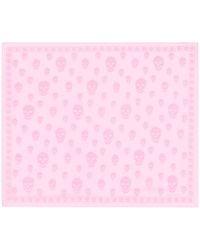 McQueen - Silk Skull Scarf - Lyst