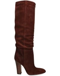 Paris Texas - Suede Lavinia Knee-High Boots 100 - Lyst