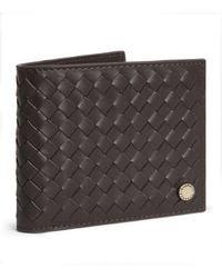 Barbour - Leather Woven Farne Wallet - Lyst