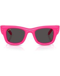 Ray-Ban - X A$Ap Rocky Wayfarer Puffer Sunglasses - Lyst