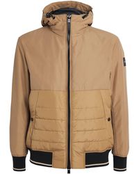 BOSS - Water-Resistant Quilted-Panel Jacket - Lyst