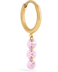 PERSÉE - Yellow Gold And Sapphire Single Earring - Lyst