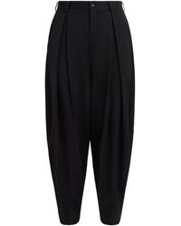 Comme des Garçons - Wool Pleated Trousers - Lyst