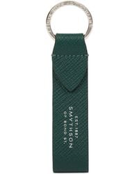 Smythson - Panama Leather Keyring - Lyst