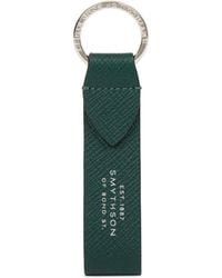 Smythson - Panama Leather Keyring - Lyst