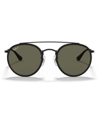 Ray-Ban - Rb3647N Double Bridge Round Sunglasses - Lyst