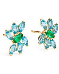Emily P. Wheeler - Emerald, Topaz And Apatite Pollack Earrings - Lyst
