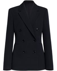 Alaïa - Wool-Blend Cinched Blazer - Lyst
