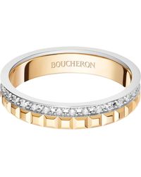 Boucheron - And Diamond Quatre Wedding Band - Lyst