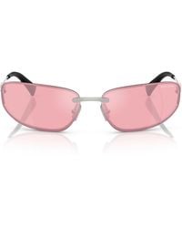 Miu Miu - Metal Mua50S Frameless Sunglasses - Lyst