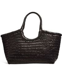 Dragon Diffusion - Large Leather Woven Nantucket Tote Bag - Lyst