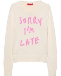 MAX&Co. - Cotton Slogan Sweater - Lyst