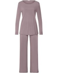 Hanro - Cotton Long-Sleeve Pyjama Set - Lyst