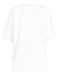Alaïa - Cotton Layered T-Shirt - Lyst