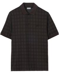 Burberry - Jacquard Ekd Polo Shirt - Lyst
