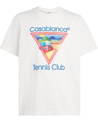 CASABLANCA - Relaxed-Fit Graphic Print T-Shirt - Lyst