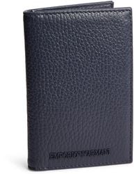 Emporio Armani - Leather Bifold Card Holder - Lyst