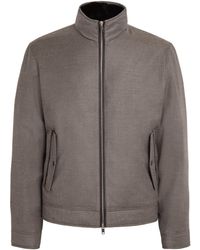 Yves Salomon - Virgin Wool-Silk Bomber Jacket - Lyst