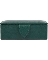Smythson - Panama Leather Cufflink Box - Lyst