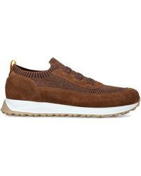 Doucal's - Suede-Trim Maya Sneakers - Lyst