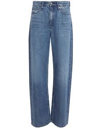 Rag & Bone - Logan Mid-Rise Wide-Leg Jeans - Lyst