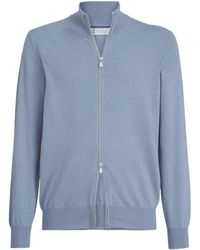 Brunello Cucinelli - Cashmere Zip-Up Cardigan - Lyst