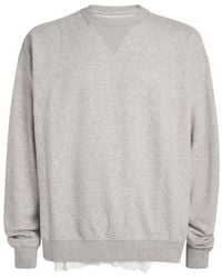 Maison Margiela - Cotton Double-Layered Sweatshirt - Lyst