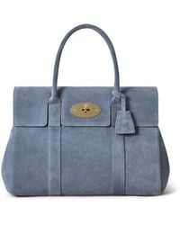 Mulberry - Suede Bayswater Top-Handle Bag - Lyst