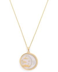 L'Atelier Nawbar - Diamond And Pearl N*93 Wish Upon A Moon Necklace - Lyst