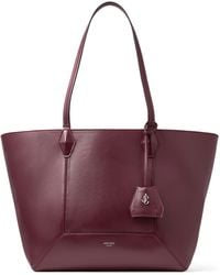 Jimmy Choo - Diamond Medium Leather Tote Bag - Lyst