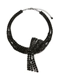 Marina Rinaldi - Rhinestone-Embellished Butterfly Choker - Lyst